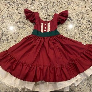 Nelly Madison size 4 Burgundy Christmas Classic Alexandra dress! Worn once!